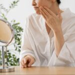 40代　顔のたるみ改善